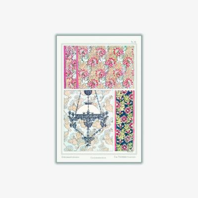 Wolf & Badger Rose Gold Chrysanthème Iii Print By Maurice Pillard Verneuil A1 594 X 841Mm Stanley Print House