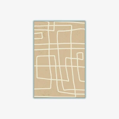 Wolf & Badger Neutrals Lines Lines Lines #3 Xxs Stanley Print House