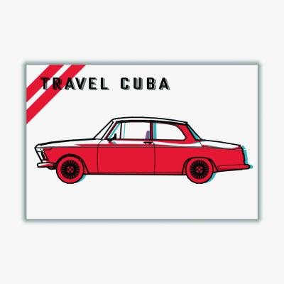 Wolf & Badger Red Travel Cuba Large Stanley Print House