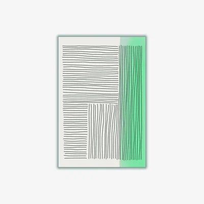 Wolf & Badger Green Minimalism #5 Extra Large Stanley Print House