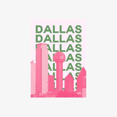 Wolf & Badger Pink / Purple Dallas Vibes Green Edition | Artchi