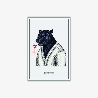 Wolf & Badger Black Panther Small Stanley Print House