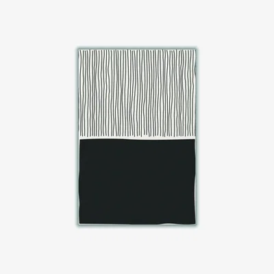 Wolf & Badger Black Minimal Line Vibes #8 Medium Stanley Print House