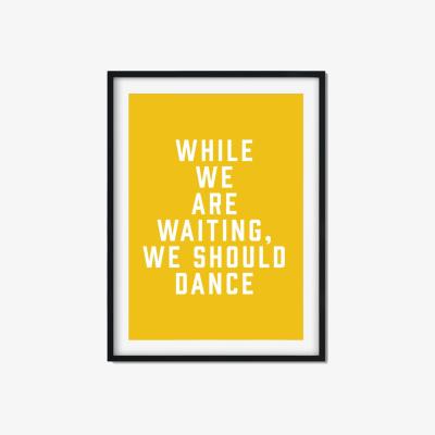 Wolf & Badger Yellow / Orange While We Are Waiting The Native State