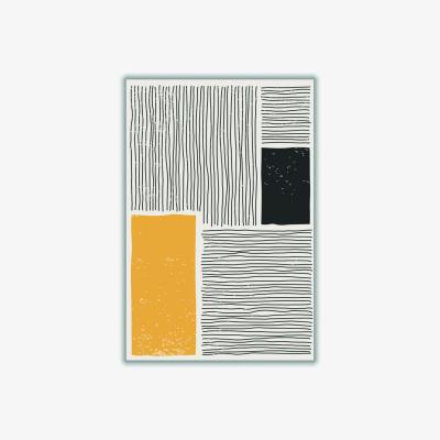 Wolf & Badger Yellow / Orange Subtle Line Series #7 Medium Stanley Print House