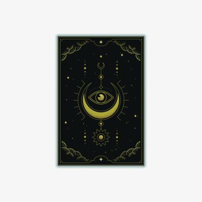 Wolf & Badger Gold Tarot Card #1 A3 297 X 420Mm Stanley Print House