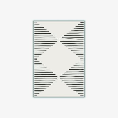 Wolf & Badger Black Minimal Line Design 2 Extra Large Stanley Print House