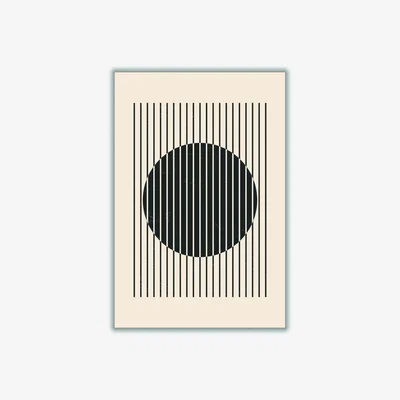 Wolf & Badger Black And White Line Series 3 A3 297 X 420Mm Stanley Print House