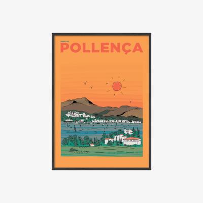 Wolf & Badger Yellow / Orange Pollenca Mallorca Places & Spaces Art Co.