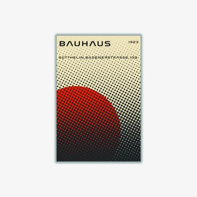 Wolf & Badger Bauhaus Geometric Red Vibe Extra Large Stanley Print House