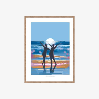 Wolf & Badger Wild Women Do Quote Print | A4 | 210 X 297Mm | Becky Bettesworth
