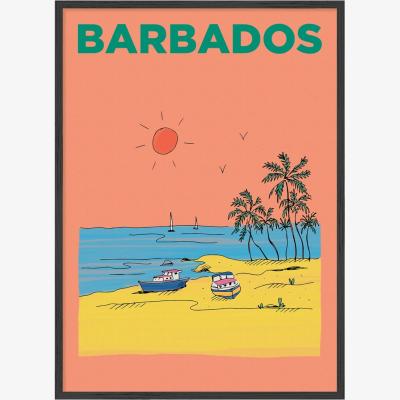Wolf & Badger Barbados Summer Escapes Print Places & Spaces Art Co.