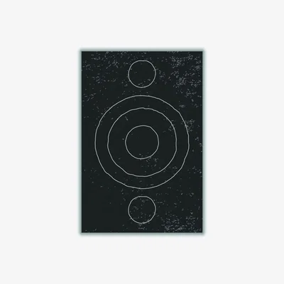 Wolf & Badger Black And White Minimal Set #2 A2 420 X 594Mm Stanley Print House