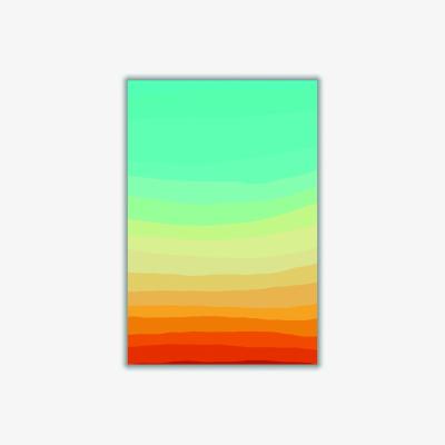 Wolf & Badger Gradient Vibes Series #1 A1 594 X 841Mm Stanley Print House