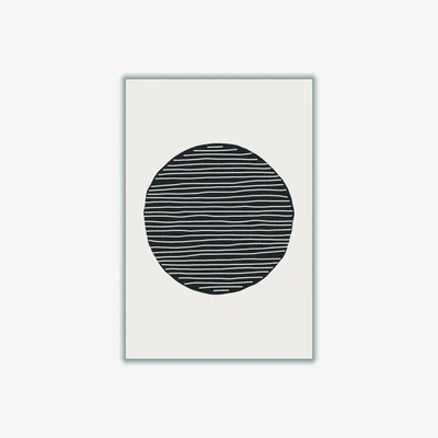 Wolf & Badger Black Circle Vibe Series #1 Large Stanley Print House