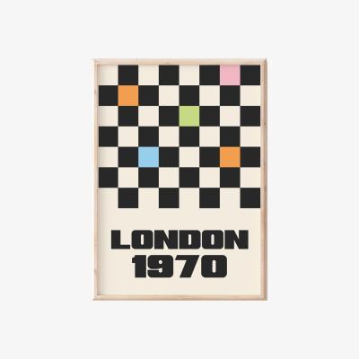 Wolf & Badger London 1970 Cream A3 Print Sofe Store