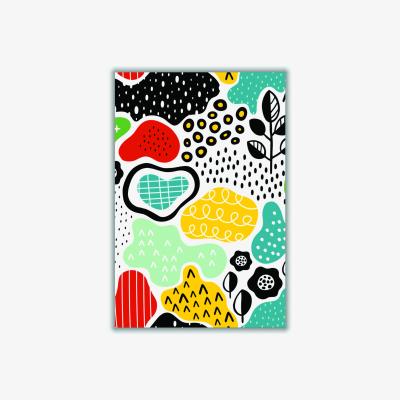 Wolf & Badger Nature Doodle A4 210 X 297Mm Stanley Print House