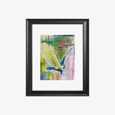 Wolf & Badger Art Print Parrot Abstract Catchii