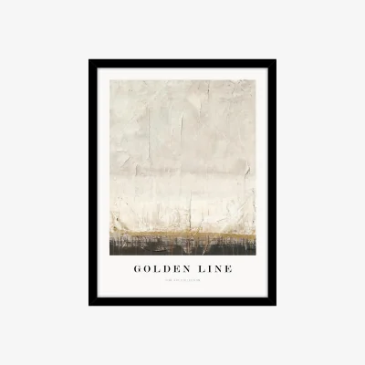 Westwing Framed Digital Print Golden Line