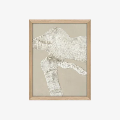 Westwing Hand-Painted Framed Canvas Print Art Shape 1