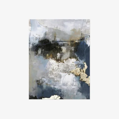 Westwing Hand-painted Canvas Print Waterfall