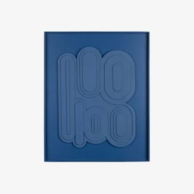 Westwing Framed Wall Object August with Embossed Pattern