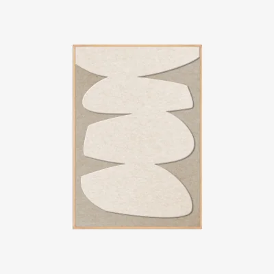 Westwing Framed Acoustic Wall Art Stone Balance 1