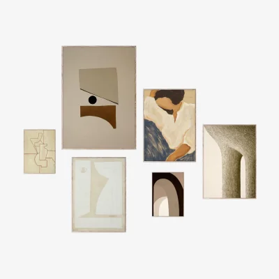 Westwing Wall Gallery Artwall No. 35, Set of 6