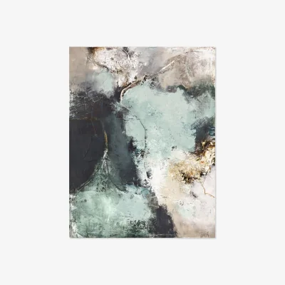 Westwing Hand-Painted Canvas Art Great Green