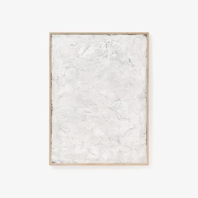 Westwing Hand-painted Canvas Painting Simple Living with Wooden Frame