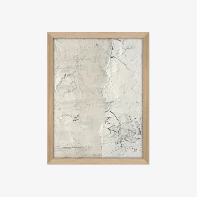 Westwing Framed Canvas Print White Surface