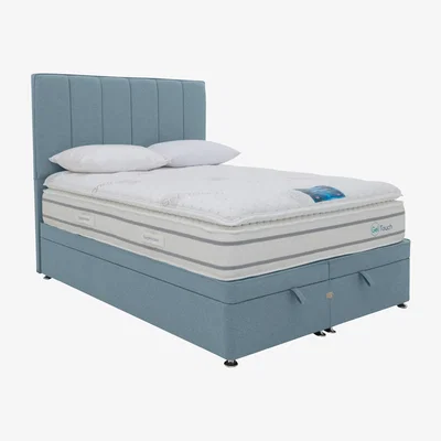 Furniture Village Sleepeezee - GelTouch 5000 End-lift Ottoman Divan Set - Super King