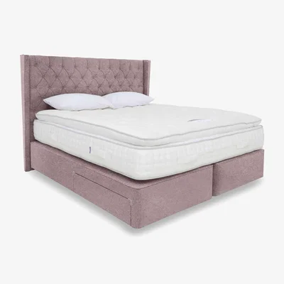 Furniture Village Harrison Spinks - Yorkshire 20k Pillow Top Medium Medium Divan Set - Super King - Mole Camel