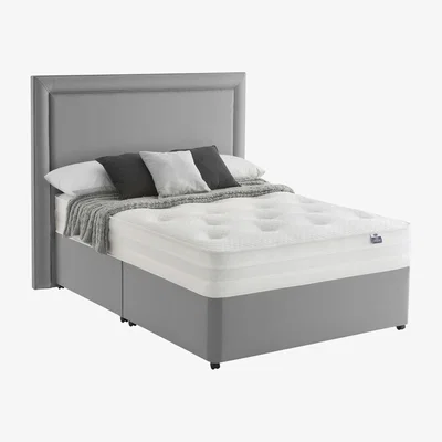 Furniture Village Silentnight - Mirapocket Serenity 1200 Divan Set - Super King - Grey