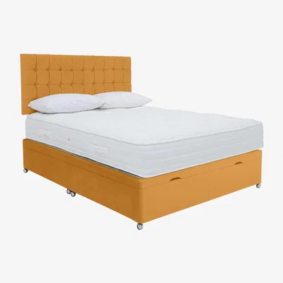 Furniture Village Sleep Story - Ergo 1000 End Ottoman Divan Set - Super King - Yellow