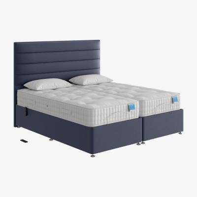 Furniture Village Sleep Story - Natural Comfort Adjustable Divan Bed - Super King - Blue