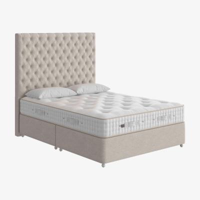 Furniture Village Vispring - Tiara Superb Firm Divan Set with Continental Drawers - Super King - Boucle Stone