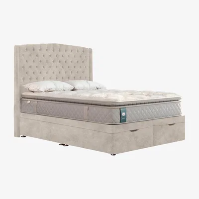 Furniture Village Sealy - Ashton Ottoman Divan Set - Super King
