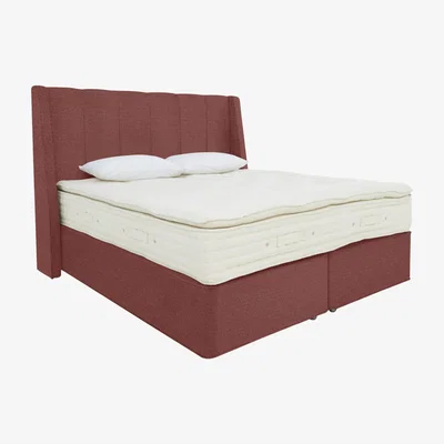 Furniture Village Hypnos - Bespoke Monarch Divan Set - Super King - Red