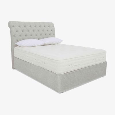 Furniture Village Hypnos - Luxury Firm 3 Divan Set with 4 Drawers - Super King - Maestro Oatmeal
