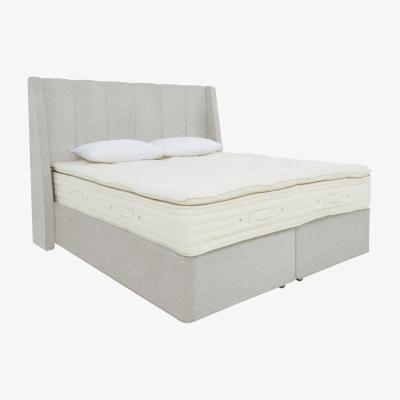 Furniture Village Hypnos - Bespoke Monarch Medium Divan Set with 4 Drawers - Super King - Maestro Oatmeal