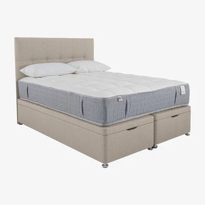 Furniture Village Millbrook - PureTech 2000 End Ottoman Divan Set - Super King - Beige