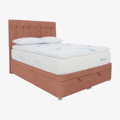 Furniture Village Sleepeezee - Geltouch Advanced 7500 End-Lift Ottoman Divan Set - Super King