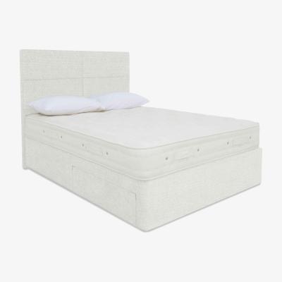 Furniture Village Hypnos - Luxury Firm 2 Divan Set with Continental Drawers - Super King - Imperio Cream