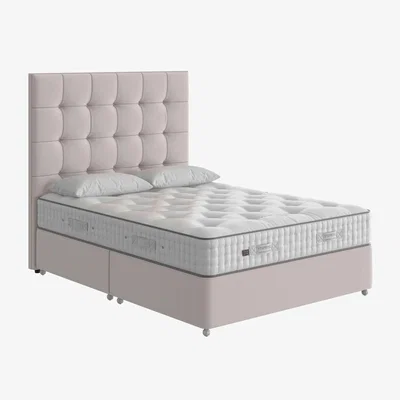 Furniture Village Vispring - Regal Superb Divan Set - Super King - Cotton Mist