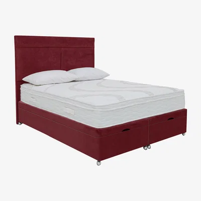Furniture Village Sleep Story - Latex 3400 End Lift Ottoman Divan Set - Super King