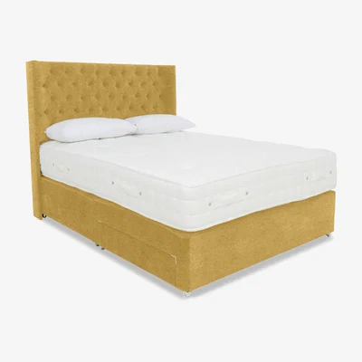 Furniture Village Highgrove - Sanctum Nature 2000 2 Drawer Divan Set with Harding Headboard - Super King - Tuscan Tweed
