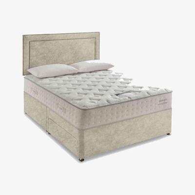 Furniture Village Silentnight - Revitalise Ortho 1400 Divan Set with 4 Drawers - Super King - Almond