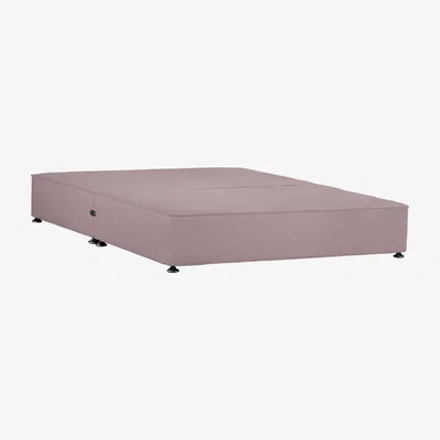 Furniture Village Sleepeezee - Shallow Divan Base - Super King - Plush Light Pink