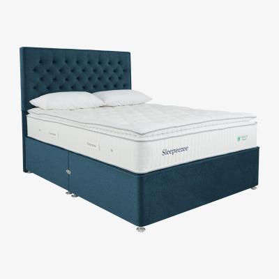 Furniture Village Sleepeezee - Natural Touch 3000 Pillowtop Divan Set - Super King - Blue